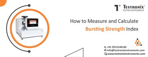 how to measure bursting strength